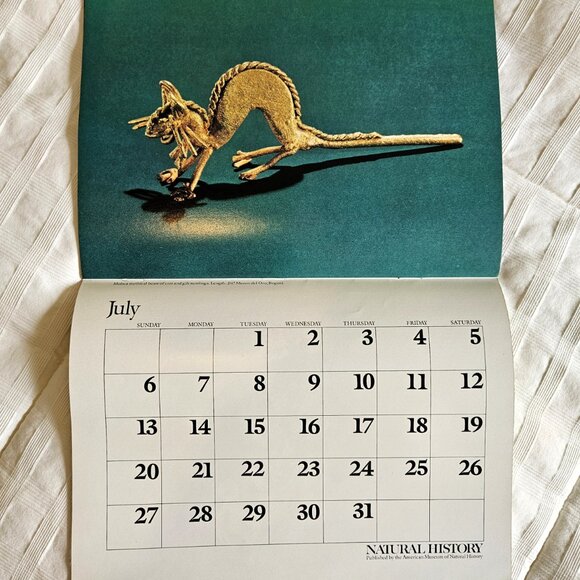 1980 Calendar "GOLD of El DORADO: THE HERITAGE OF COLOMBIA" - Picture 10 of 16